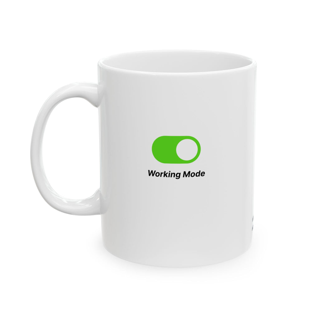 Working Mode - Cute Ceramic Mug | Dezign Water