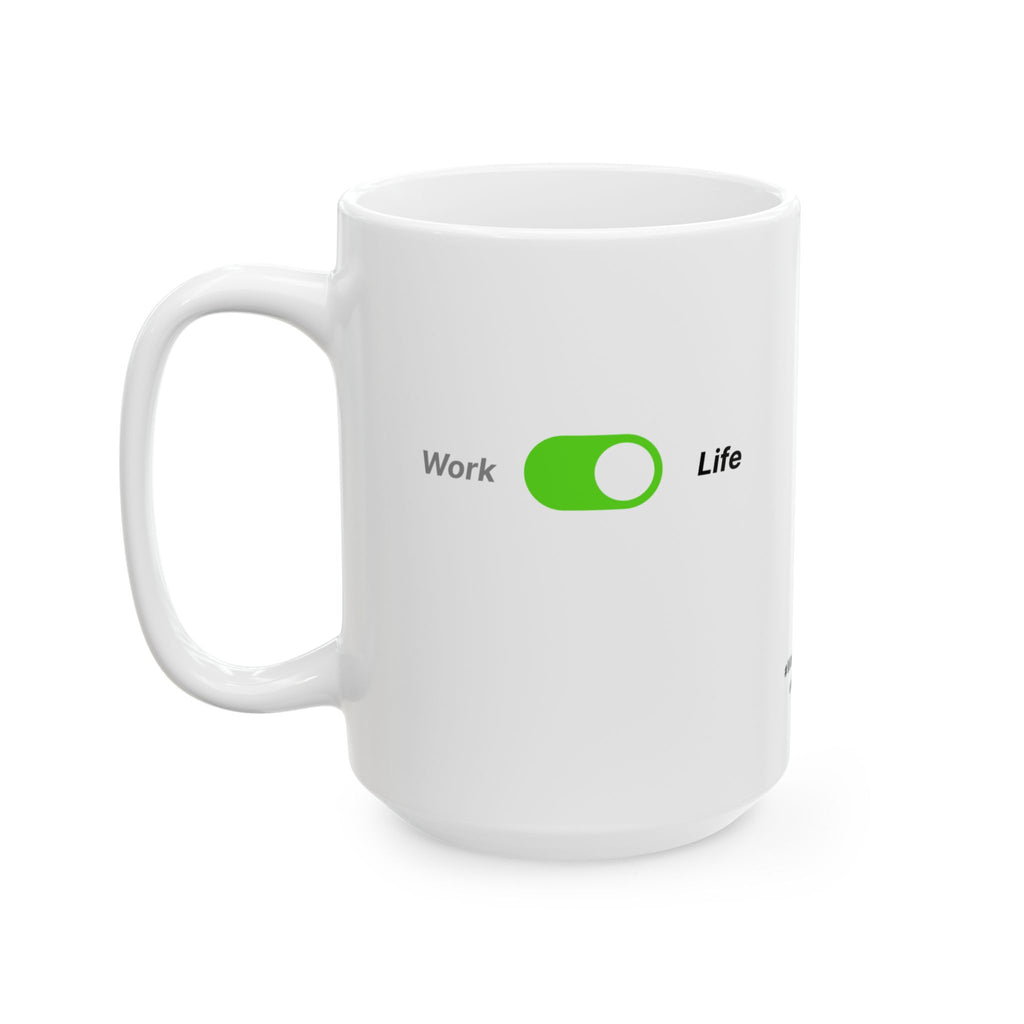 Work-Life Balance - Cute Ceramic Mug | Dezign Water