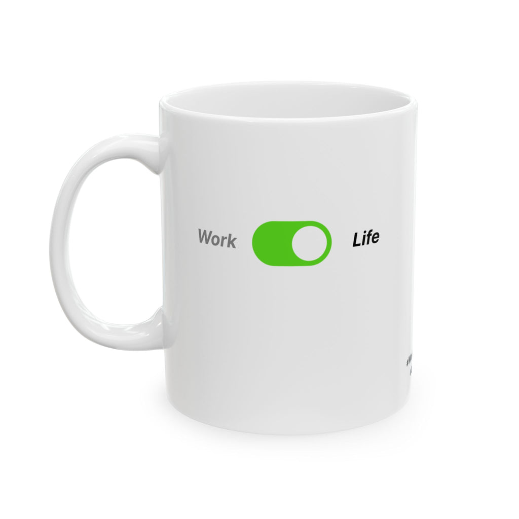 Work-Life Balance - Cute Ceramic Mug | Dezign Water
