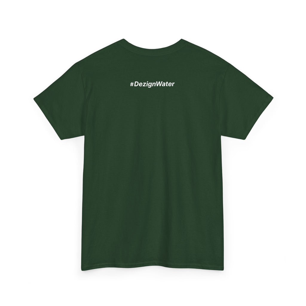 My margin is infinity | Minimalist Unisex Cotton Tee | Dezign Water
