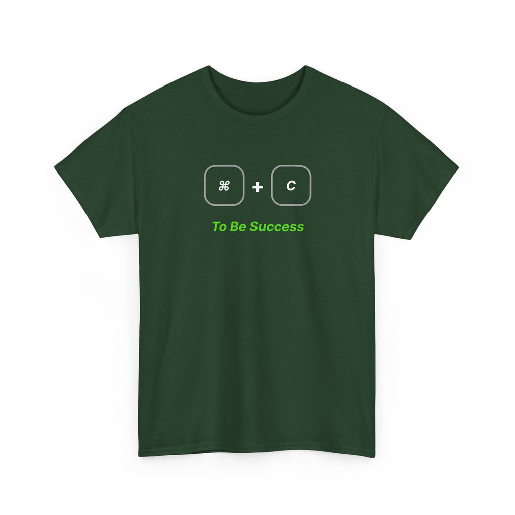 Copy to be Success | Minimalist Unisex Cotton Tee | Dezign Water