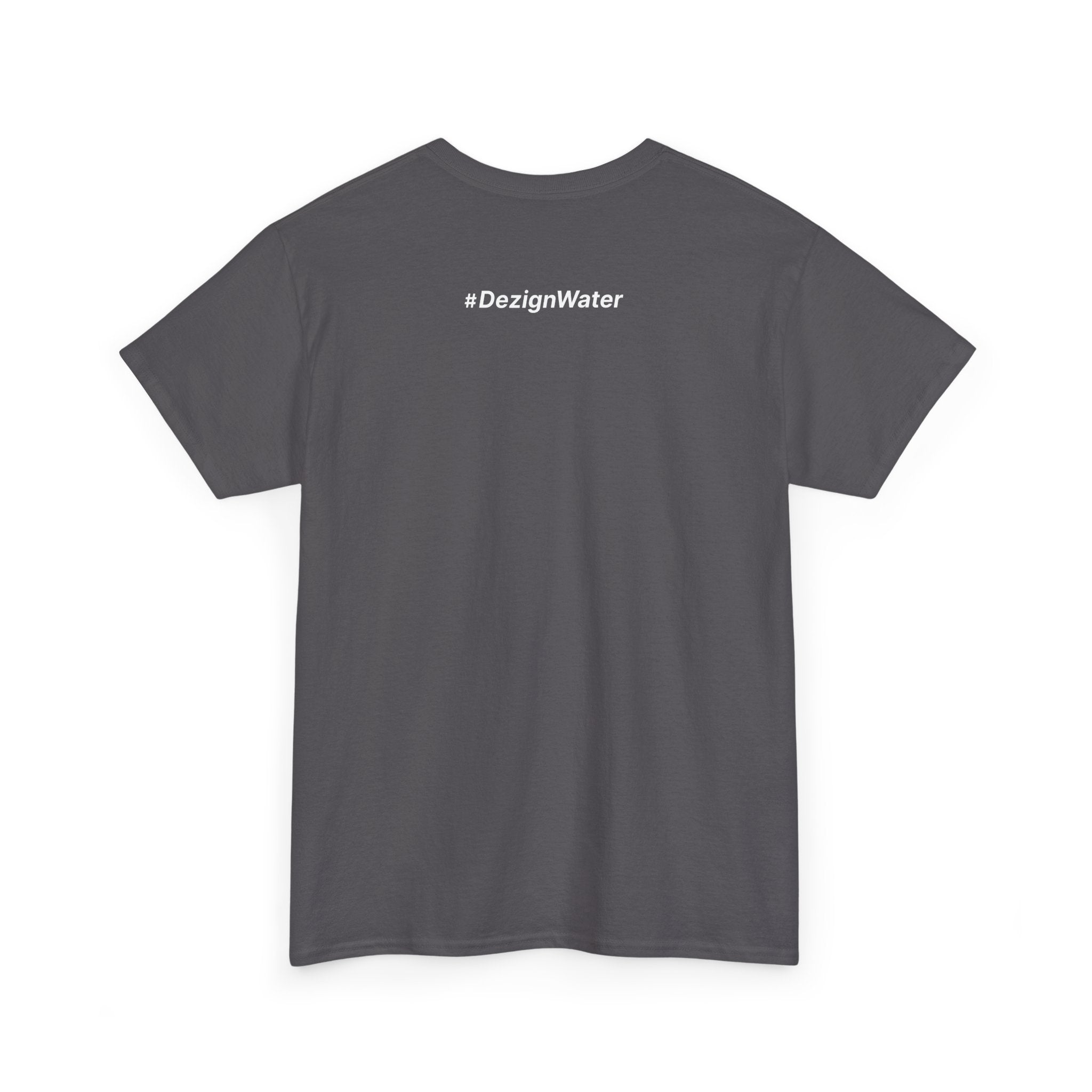 My margin is infinity | Minimalist Unisex Cotton Tee | Dezign Water
