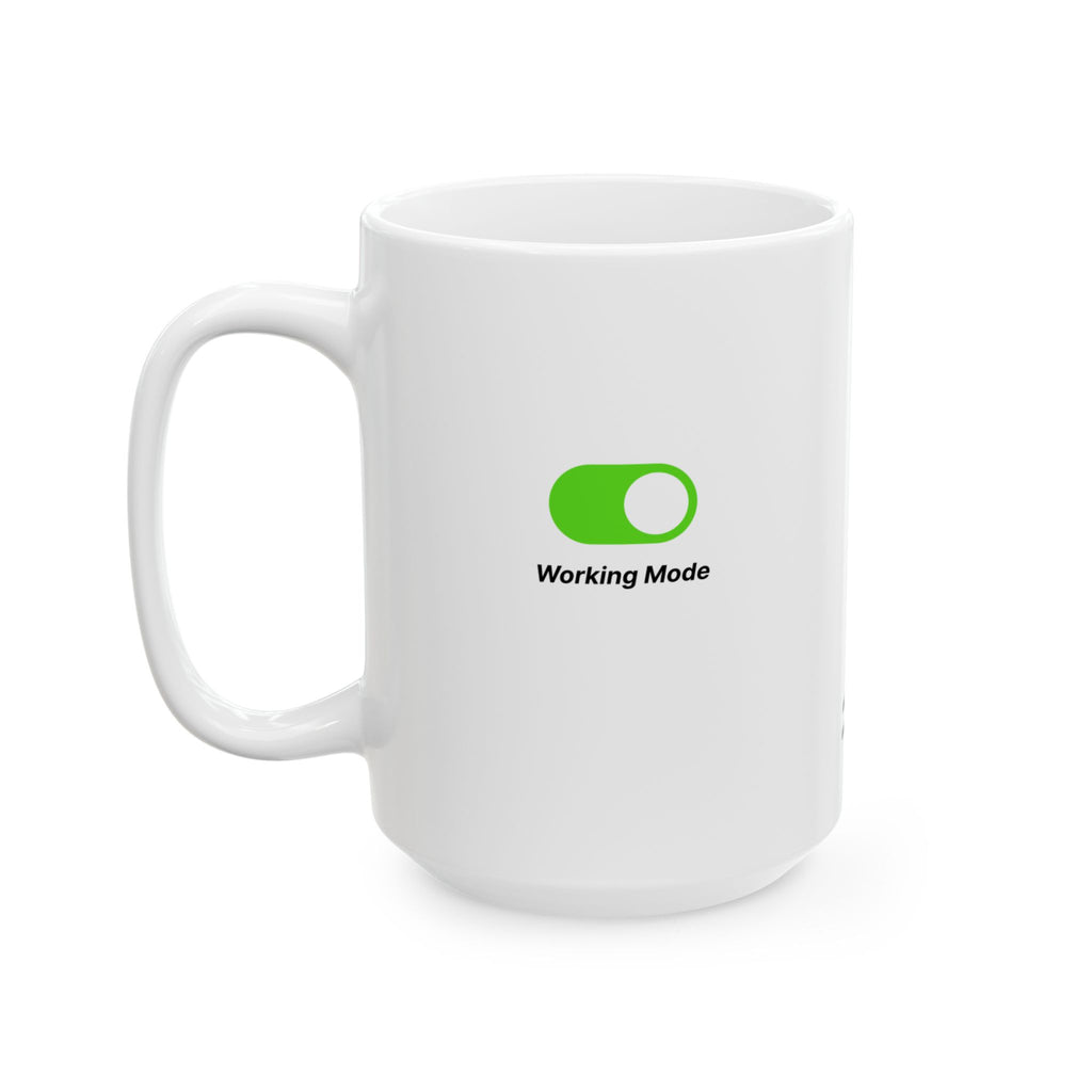 Working Mode - Cute Ceramic Mug | Dezign Water