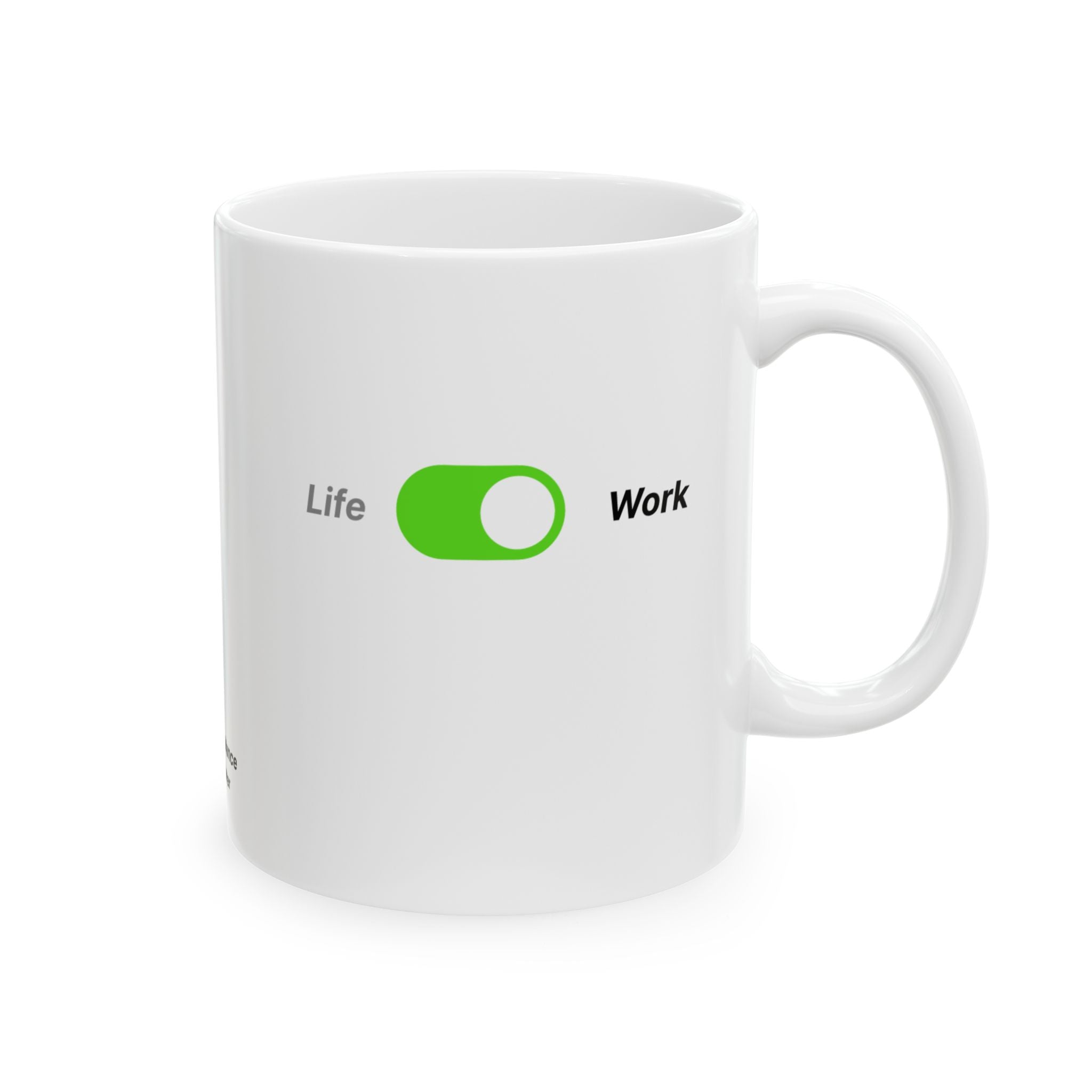 Work-Life Balance - Cute Ceramic Mug | Dezign Water