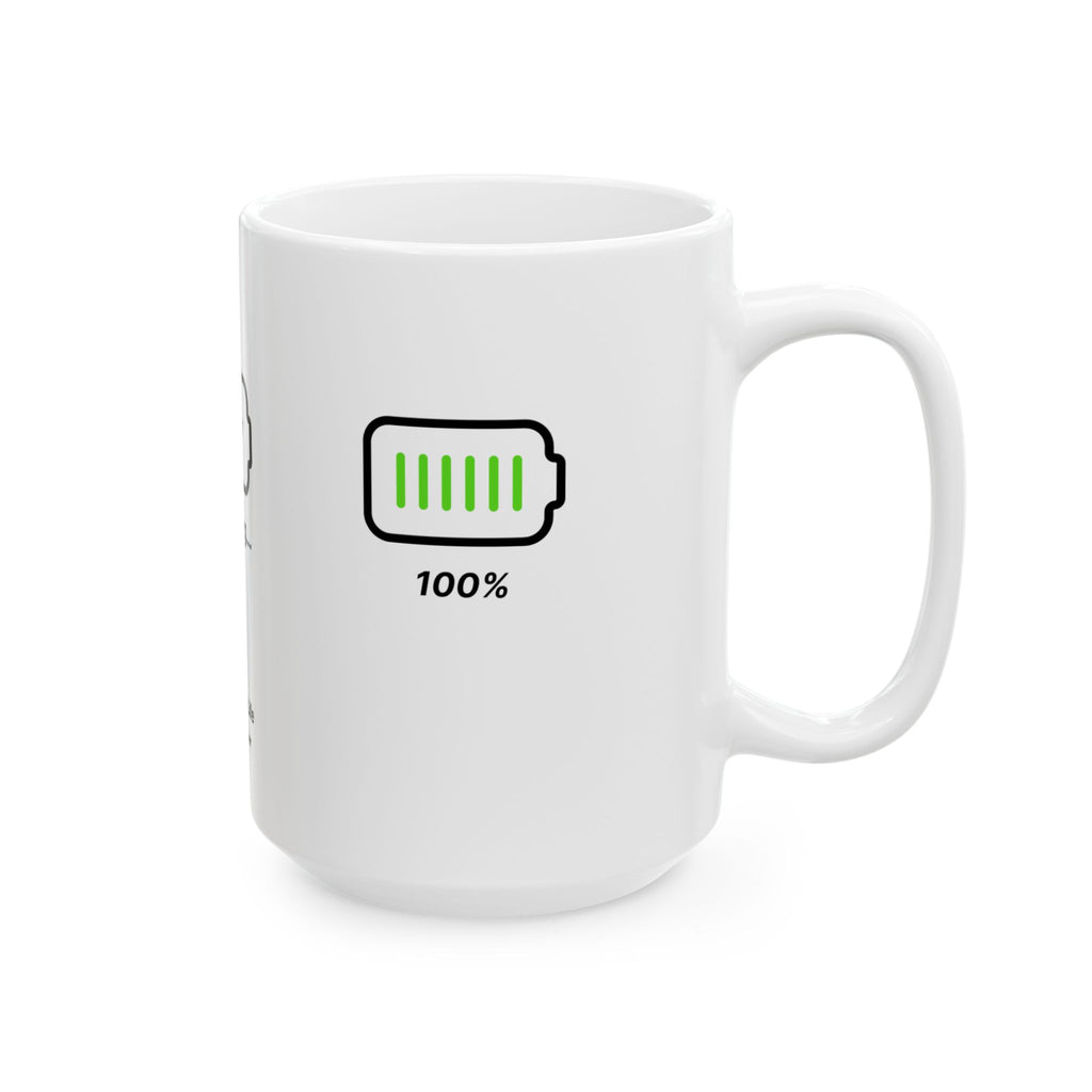 Charging Life - Cute Ceramic Mug | Dezign Water