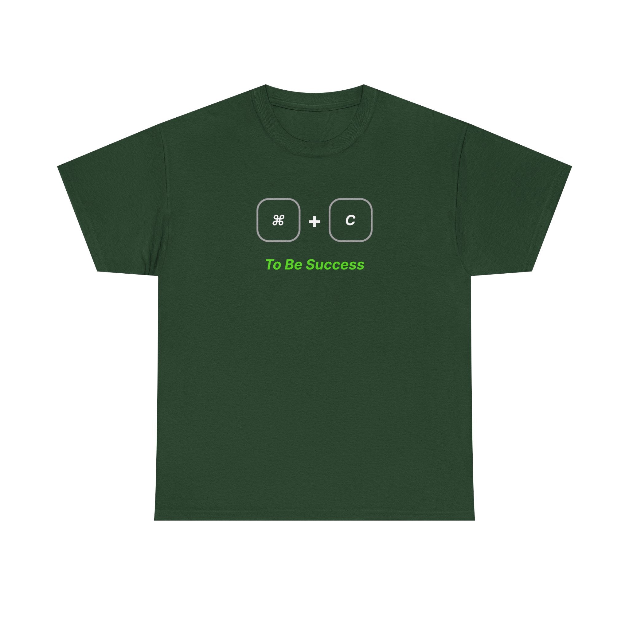 Copy to be Success | Minimalist Unisex Cotton Tee | Dezign Water